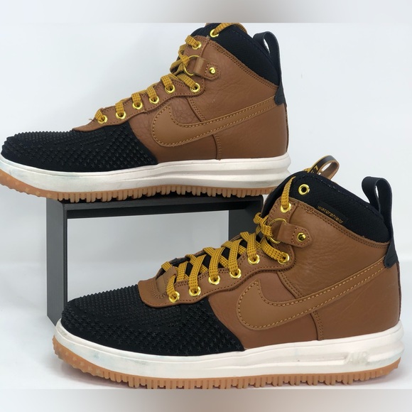 Nike Other - Nike Mens Lunar Force 1 Duckboot Ale Brown Black 805899-202 - Size 10 No Box